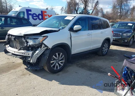 2021 Honda Pilot Awd Ex-L z USA, uszkodzony, nr VIN 5FNYF6H5XMB054143